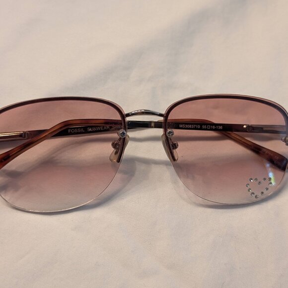 Fossil Retro Sunnies - Heart Rhinestones - Picture 4 of 8